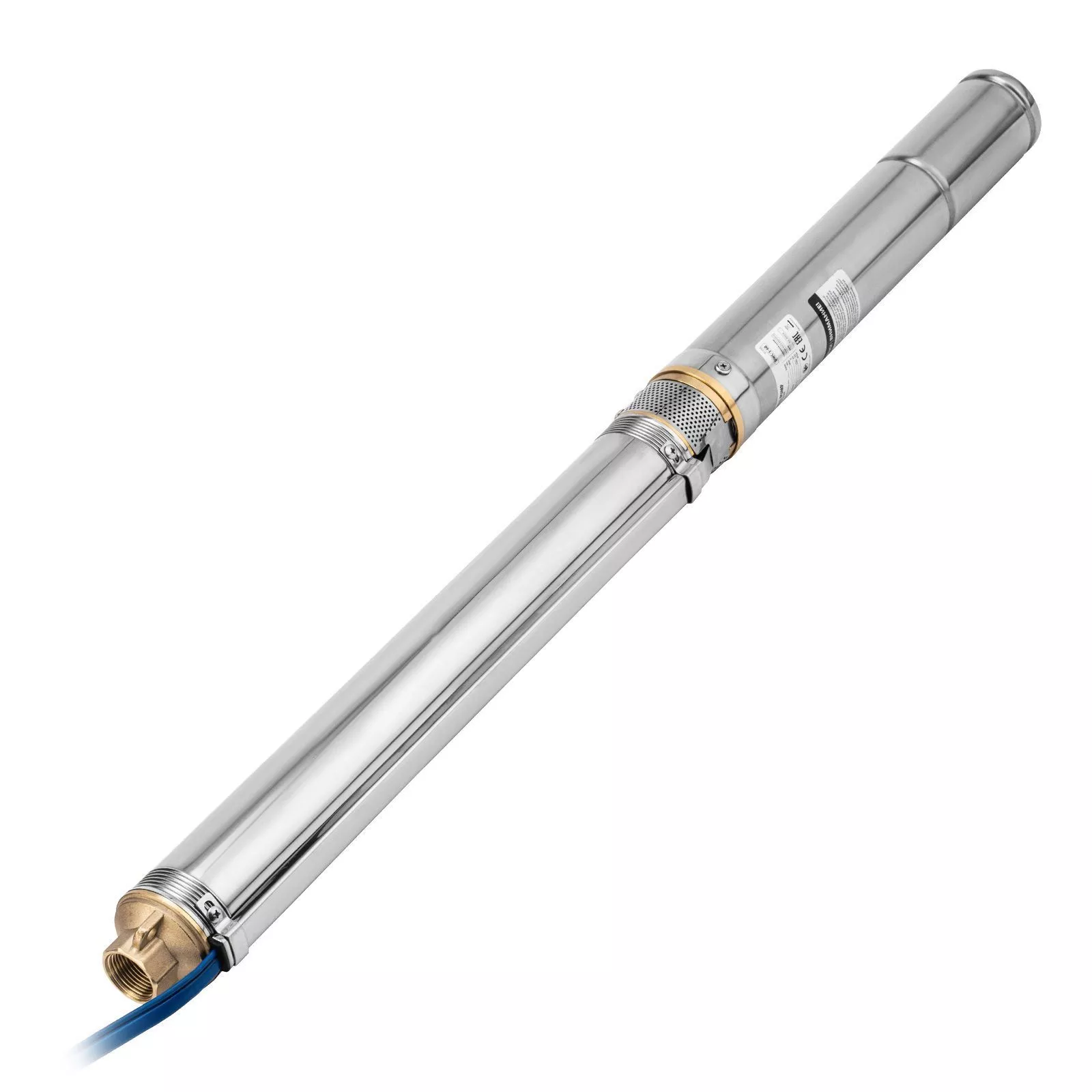 Скважинный насос DWC-3-60, центробежный, диаметр 3", 800 Вт, 3300 л/ч, напор 60 м Denzel