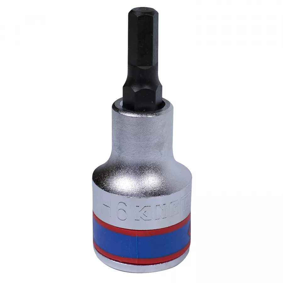 Насадка (бита) торцевая 1/2", Hex, 6 мм, L = 60 мм KING TONY 402506