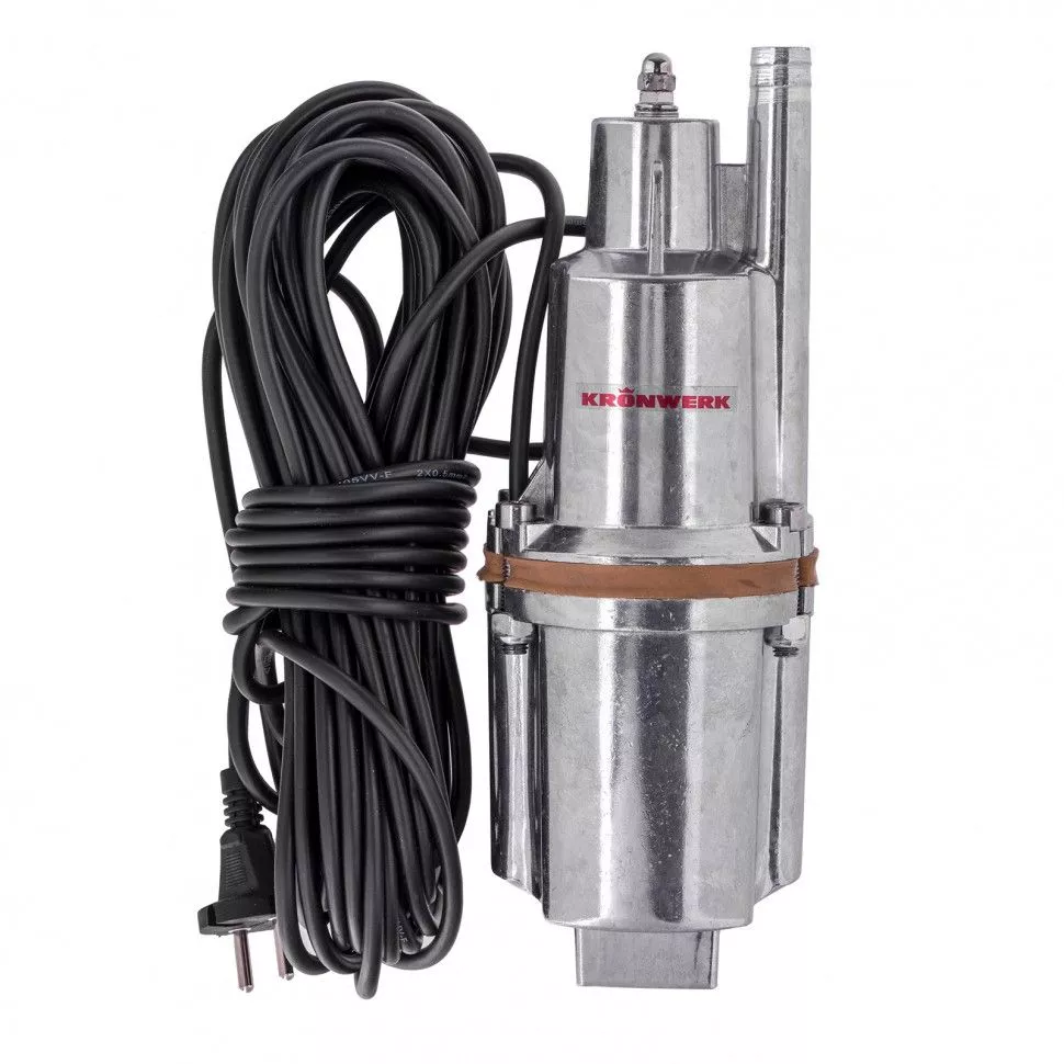 Вибрационный насос KVP300-15, 1080 л/ч, подъем 70 м, кабель 15 метров Kronwerk