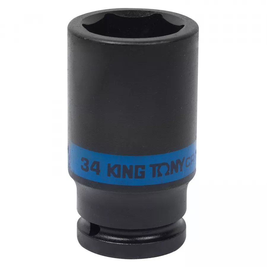 Головка торцевая ударная глубокая шестигранная 3/4", 34 мм KING TONY 643534M