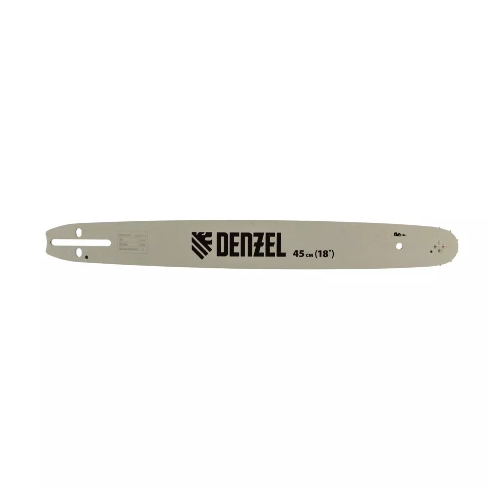 Шина для бензопилы DGS-5218, длина 45 см (18"), шаг 0.325", паз 1.5 мм, 72 звена Denzel