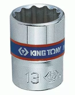 Головка торцевая стандартная двенадцатигранная 1/4", 9 мм KING TONY 233009M