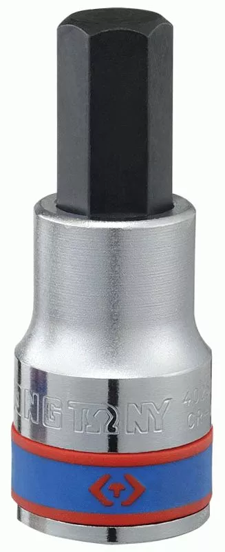 Насадка (бита) торцевая 1/2", Hex, 12 мм, L = 60 мм KING TONY 402512