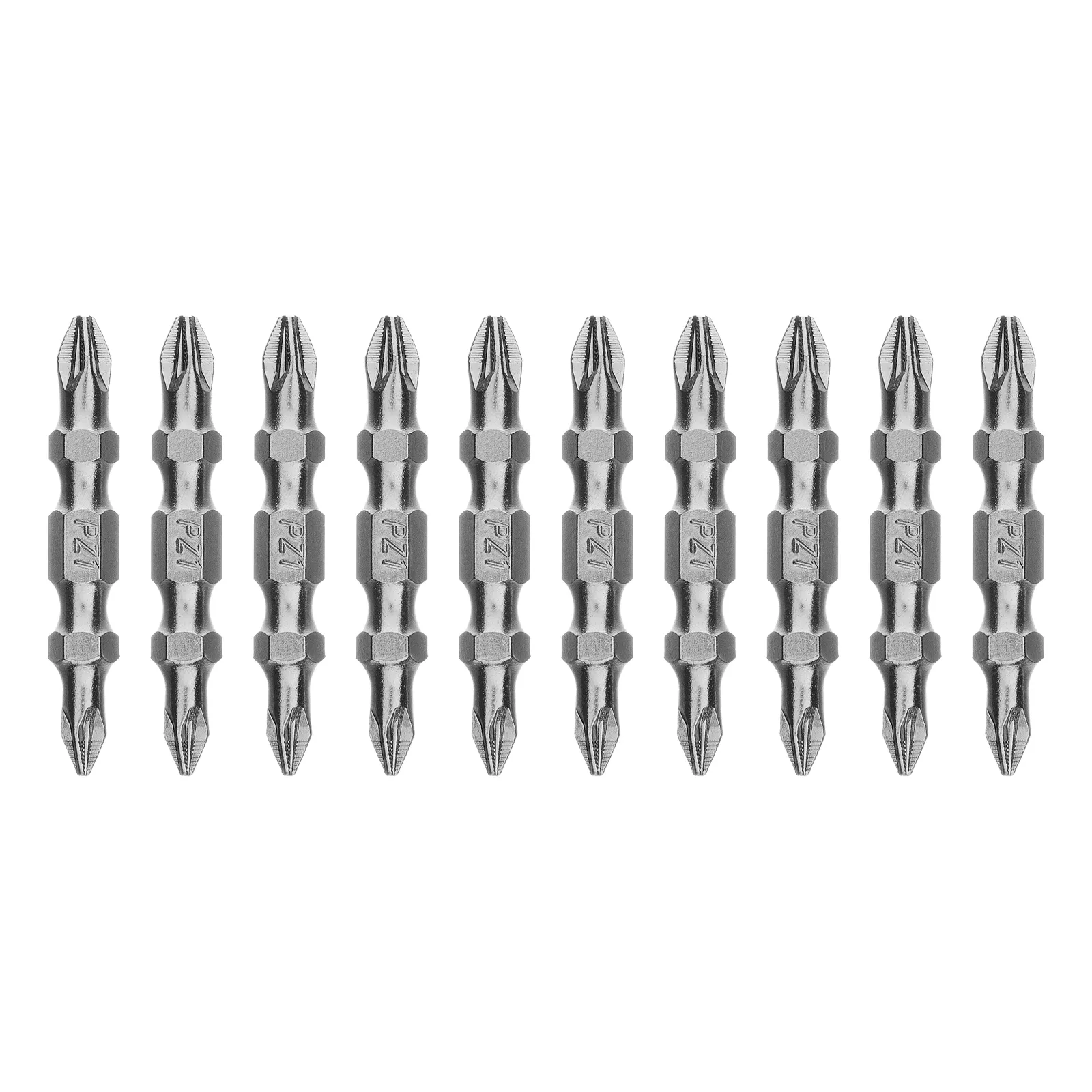 Бита двухстор., PZ2-PZ1х45мм, сталь S2, 10шт. Gross