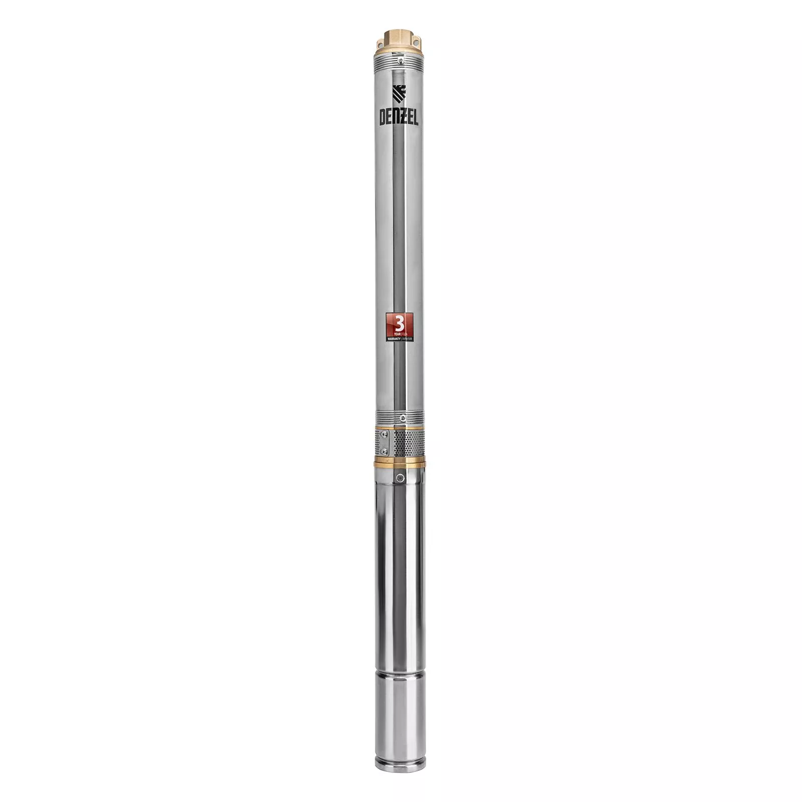 Скважинный насос DWC-3-60, центробежный, диаметр 3", 800 Вт, 3300 л/ч, напор 60 м Denzel
