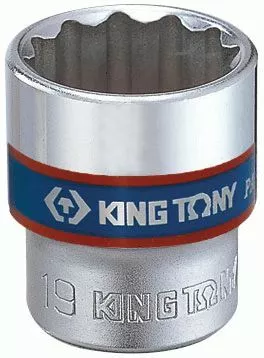 Головка торцевая стандартная двенадцатигранная 3/8", 15 мм KING TONY 333015M