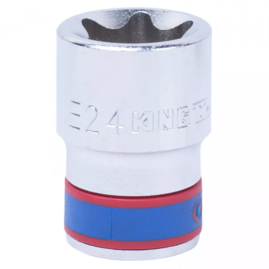 Головка торцевая TORX Е-стандарт 1/2", E24, L = 39 мм KING TONY 437524M