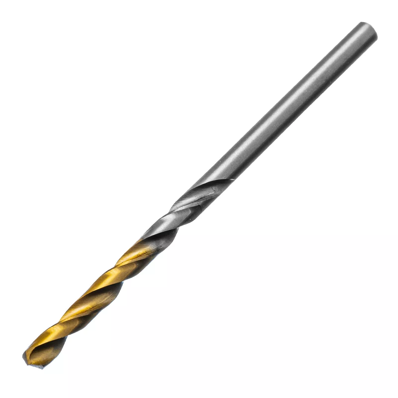 Сверло спиральное по металлу 3,5 x 70 мм, Р6М5, Golden Tip , 2шт. Denzel