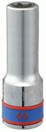 Головка торцевая TORX Е-стандарт 1/2", E12, L = 77 мм KING TONY 427512M