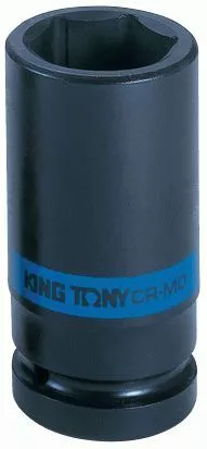 Головка торцевая ударная глубокая шестигранная 1", 32 мм KING TONY 843532M