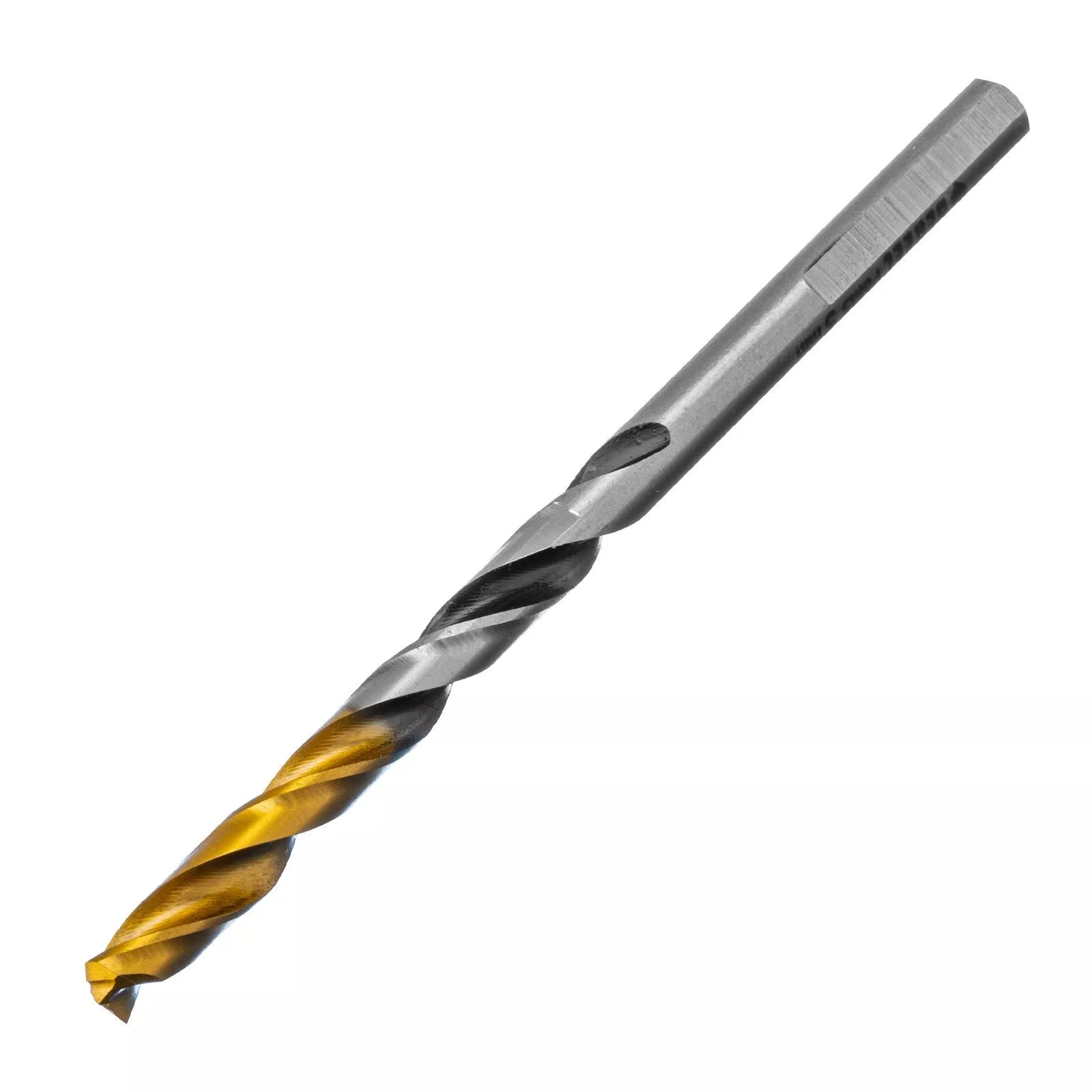 Сверло спиральное по металлу 5 x 86мм, Р6М5, Golden Tip, многогранная заточка Denzel