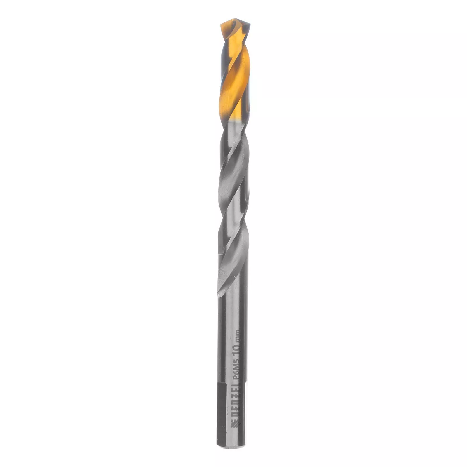 Сверло спиральное по металлу 10 x 133 мм, Р6М5, Golden Tip  Denzel