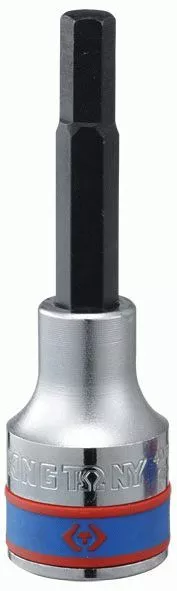 Насадка (бита) торцевая 1/2", Hex, 6 мм, L = 80 мм KING TONY 403506