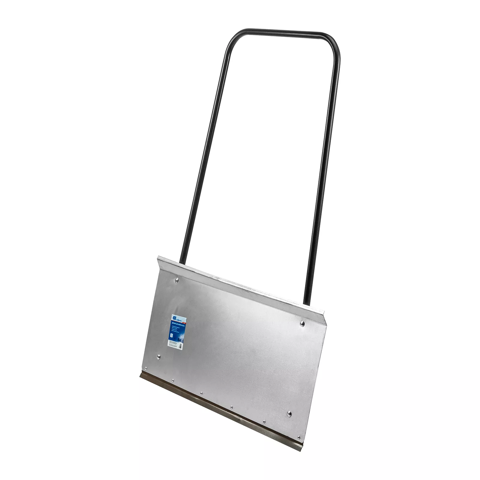 Движок для уборки снега, стальной, оцинкованный, 750 х 410 х 1100 мм, стальная рукоятка, Сибртех
