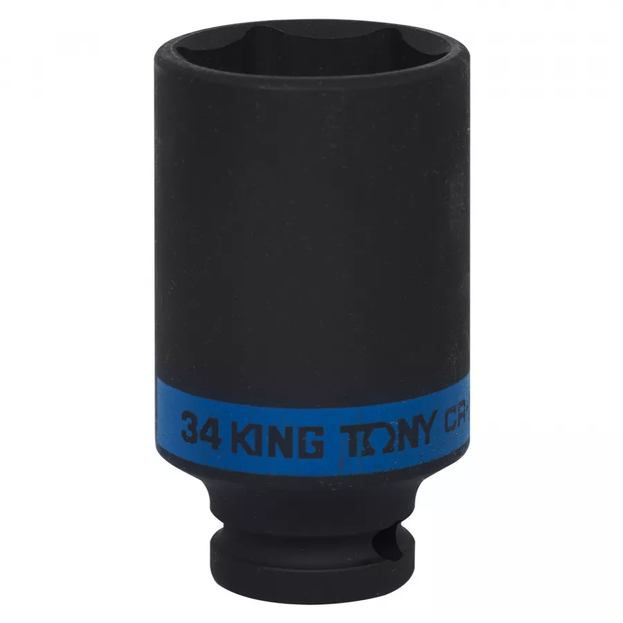 Головка торцевая ударная глубокая шестигранная 1/2", 34 мм KING TONY 443534M
