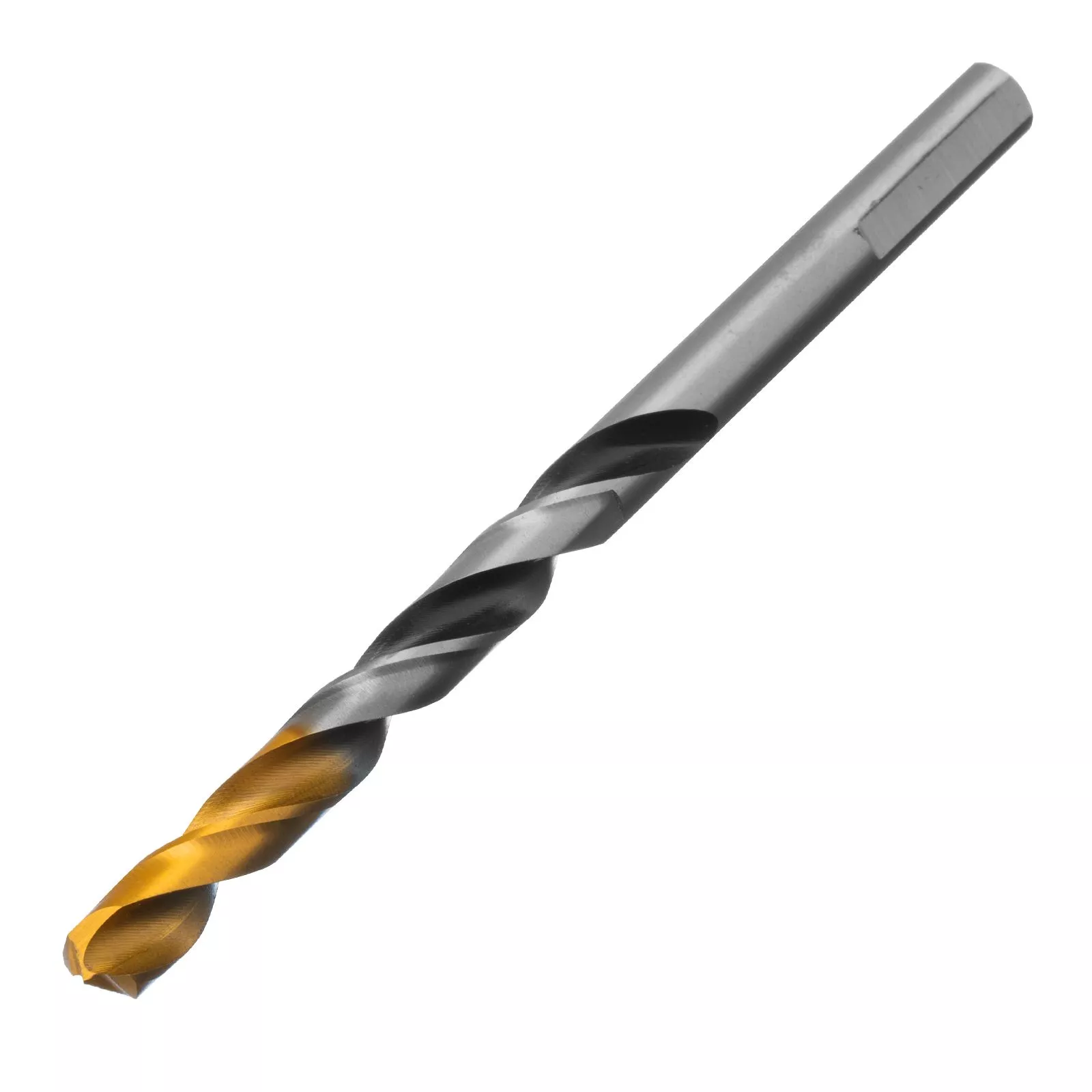 Сверло спиральное по металлу 7,0 x 109мм, Р6М5, Golden Tip, многогранная заточка Denzel