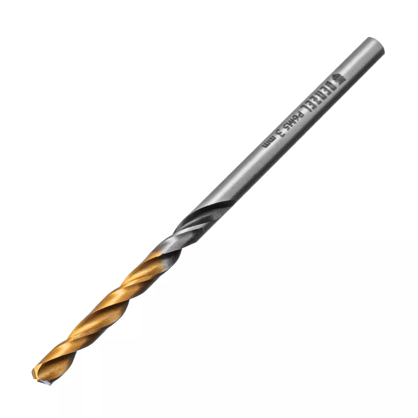 Сверло спиральное по металлу 3 x 61мм, Р6М5, Golden Tip, многогранная заточка, 2шт. Denzel
