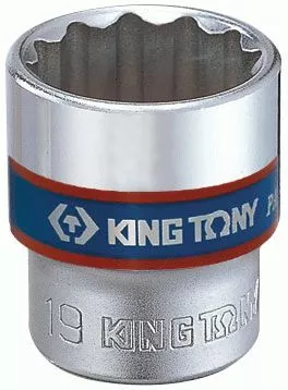 Головка торцевая стандартная двенадцатигранная 3/8", 13 мм KING TONY 333013M