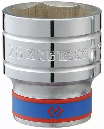 Головка торцевая стандартная шестигранная 1/2", 7 мм KING TONY 433507M