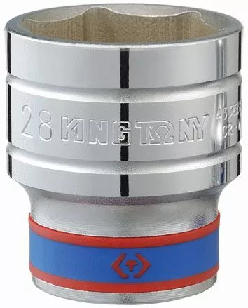 Головка торцевая стандартная шестигранная 1/2", 21 мм KING TONY 433521M