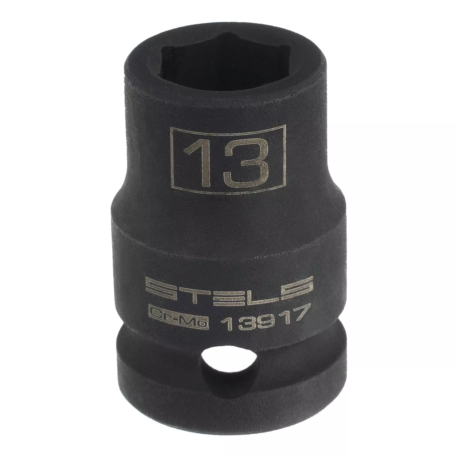 Головка ударная шестигранная, 13 мм, 1/2, CrMo Stels