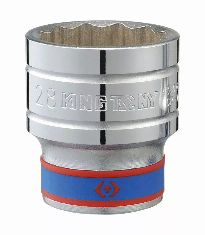 Головка торцевая стандартная двенадцатигранная 1/2", 10 мм KING TONY 433010M