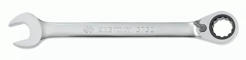 Ключ трещоточный комбинированный с флажковым переключением 22 мм KING TONY 373222M