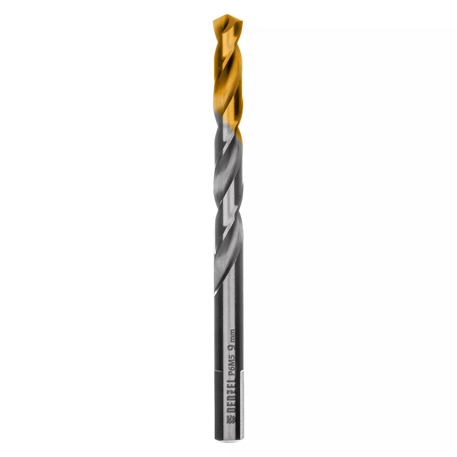 Сверло спиральное по металлу 9 x 125 мм, Р6М5, Golden Tip  Denzel