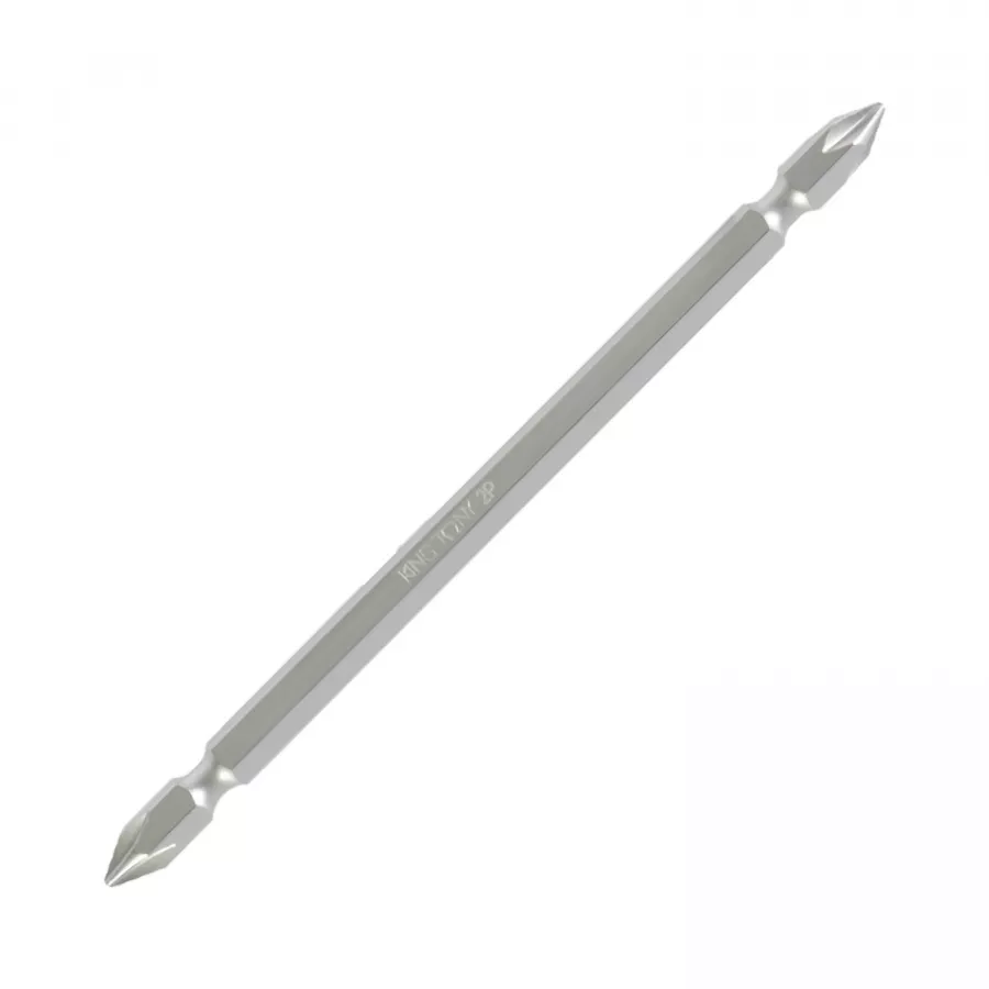 Вставка (бита) торцевая 1/4", Phillips, PH2, L = 150 мм, двухсторонняя, для шуруповерта KING TONY 131502P