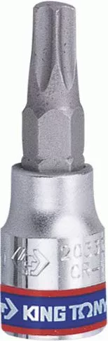 Насадка (бита) торцевая 1/4", Torx T15, L = 37 мм KING TONY 203315