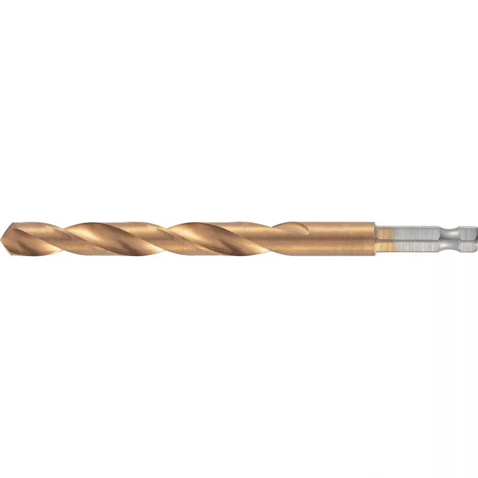 Сверло по металлу, 7 мм, HSS, нитридтитановое покрытие, шестигранный хвостовик Matrix