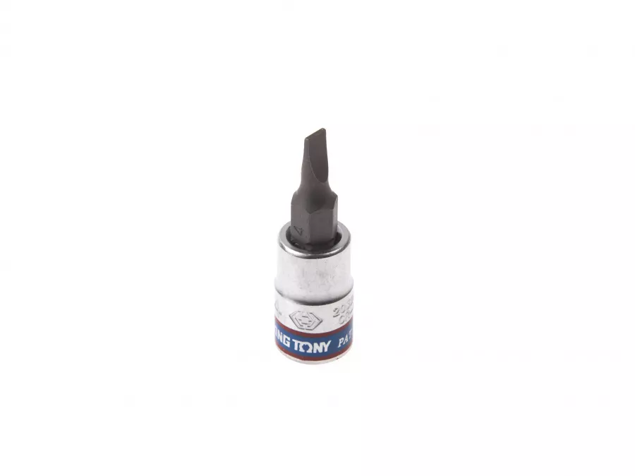 Насадка (бита) торцевая 1/4", Slotted, 4х0,8 мм, L = 37 мм  KING TONY 203204