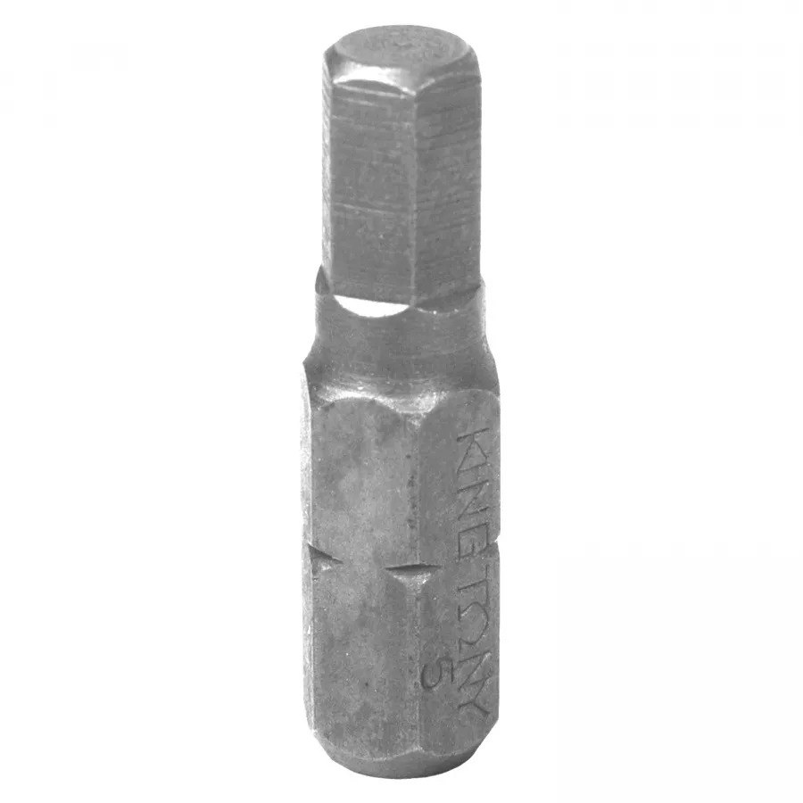Вставка (бита) торцевая 1/4", Hex, 5 мм, L = 25 мм KING TONY 102505H