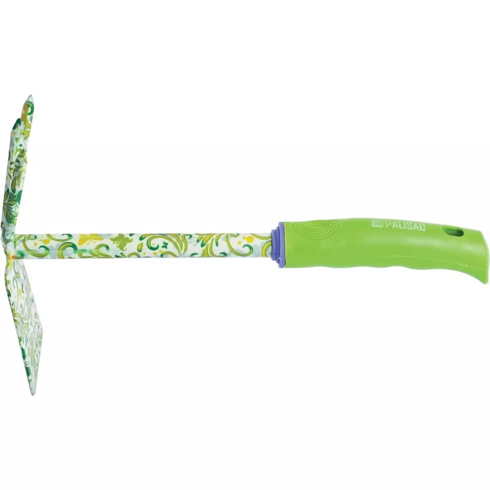 Мотыжка комбинированная, 65 х 310 мм, стальная, пластиковая рукоятка, Flower Green, Palisad