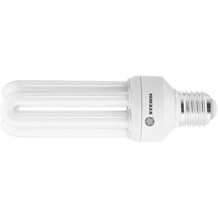 Лампа компактная люминесцентная, дуговая, 15 W, 2700K, E27, 8000ч Stern