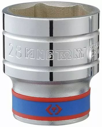 Головка торцевая стандартная шестигранная 1/2", 27 мм KING TONY 433527M