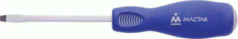 Отвертка шлицевая Slotted 5,5 мм, 75 мм, силовая, держатель МАСТАК 040-55752H