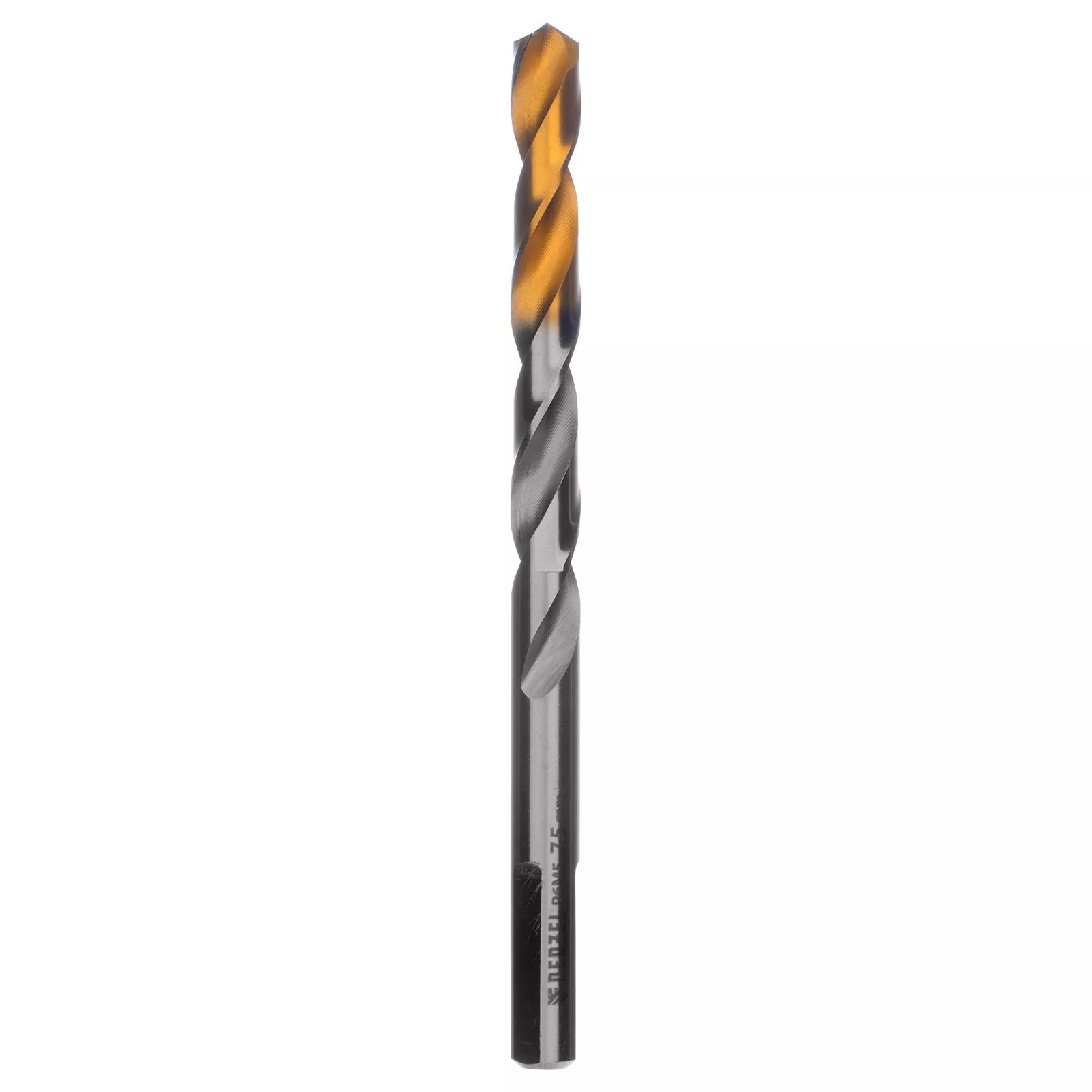 Сверло спиральное по металлу 7,5 x 109 мм, Р6М5, Golden Tip  Denzel