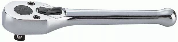 Трещотка 1/4", 100 мм, 72 зубца, флажковая KING TONY 2760-04