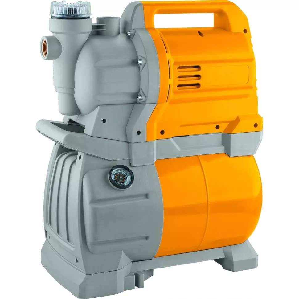 Насосная станция PSХ1300, Х-Pro, 1300 Вт, 4500 л/ч, ресивер 24 л, подъем 48 м Denzel
