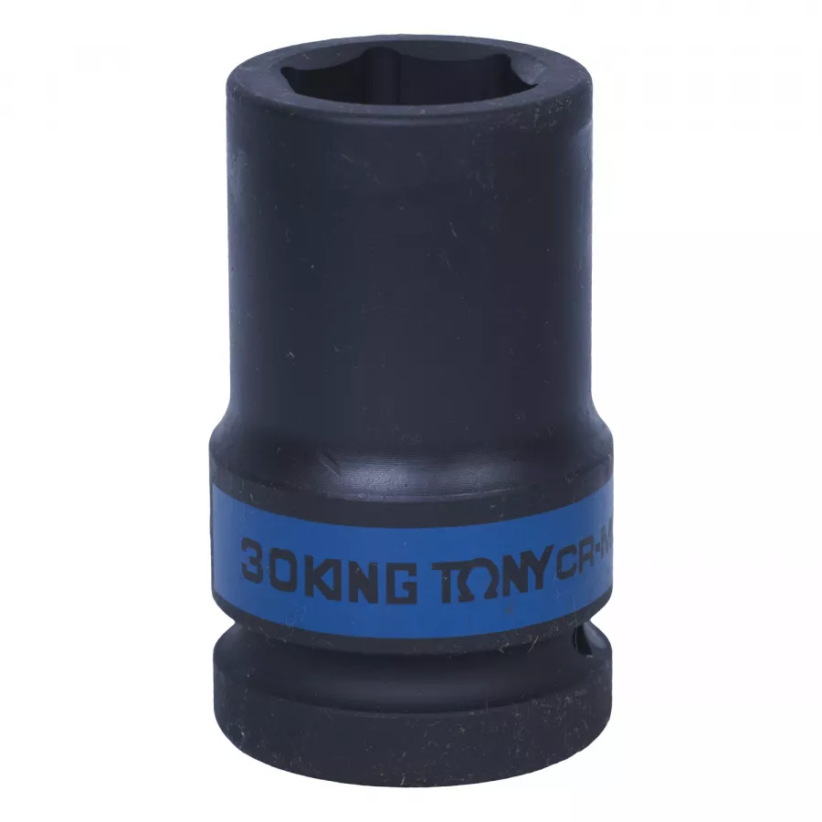 Головка торцевая ударная глубокая шестигранная 1", 30 мм KING TONY 843530M