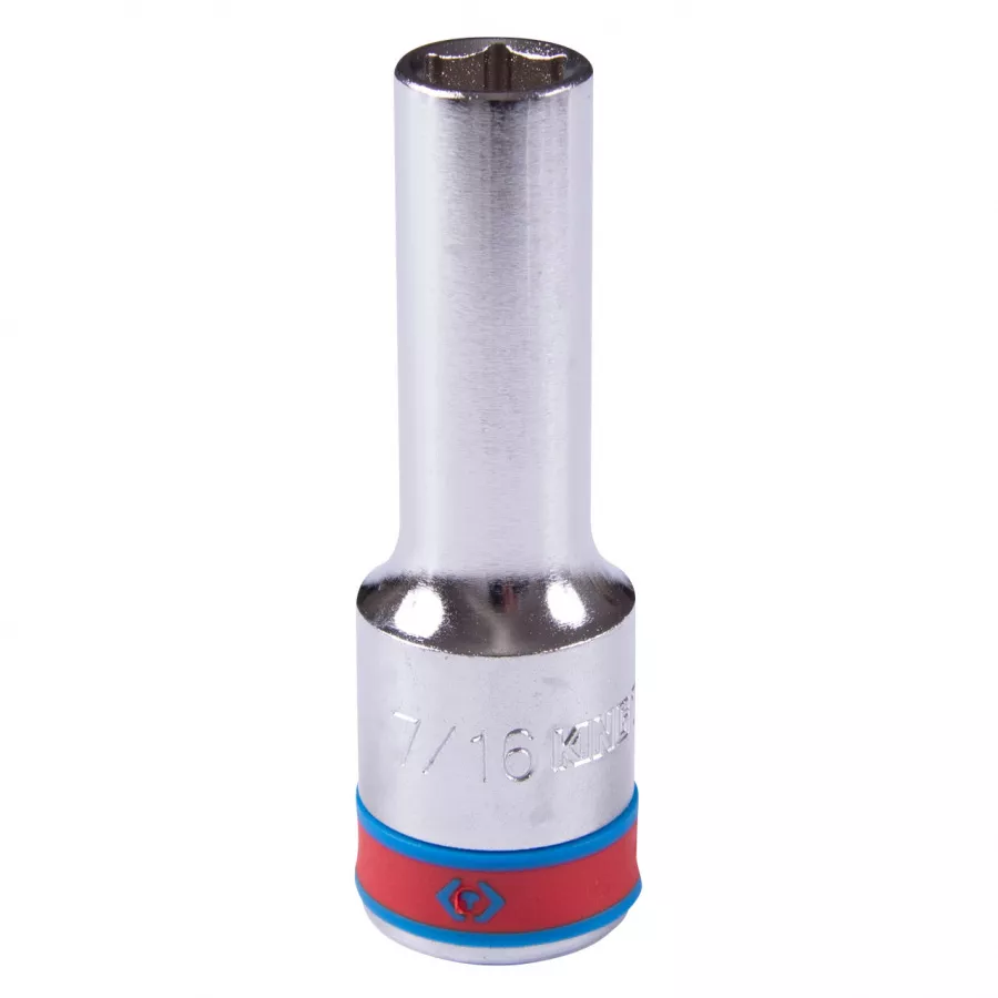 Головка торцевая глубокая шестигранная 1/2", 7/16", дюймовая KING TONY 423514S