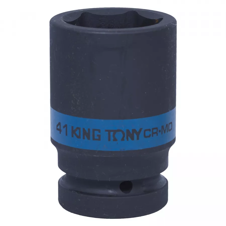 Головка торцевая ударная глубокая шестигранная 1", 41 мм KING TONY 843541M