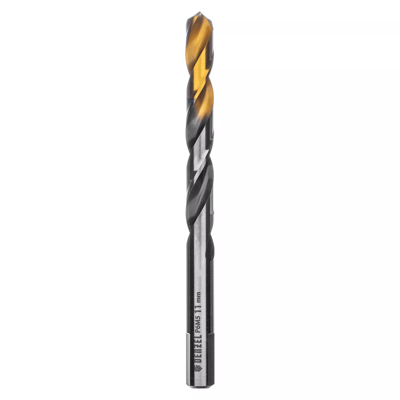 Сверло спиральное по металлу 11 x 142мм, Р6М5, Golden Tip, многогранная заточка Denzel