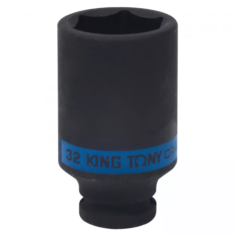 Головка торцевая ударная глубокая шестигранная 1/2", 32 мм KING TONY 443532M