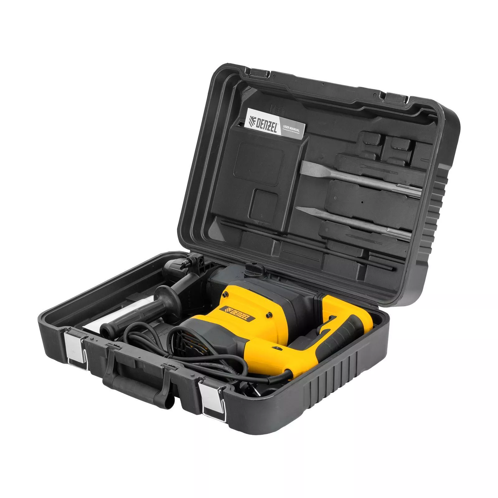 Перфоратор электрический RHVB-1300-40, SDS-Max, 1300 Вт, 10 Дж, 2 реж. Denzel
