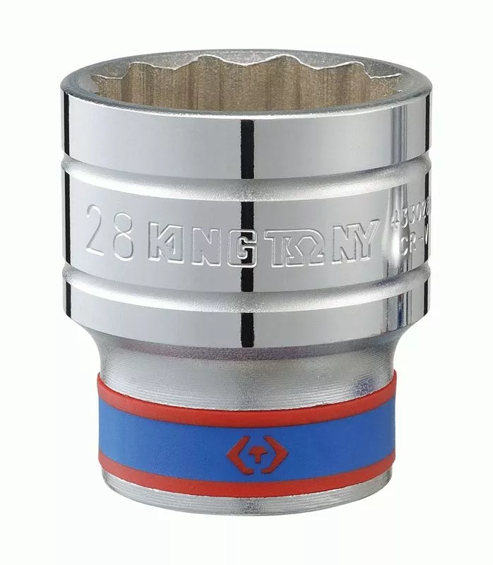 Головка торцевая стандартная двенадцатигранная 1/2", 24 мм KING TONY 433024M