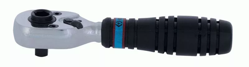 Трещотка 1/4", 111 мм, 72 зубца, флажковая, для головок и вставок (бит)  KING TONY 276A-04G