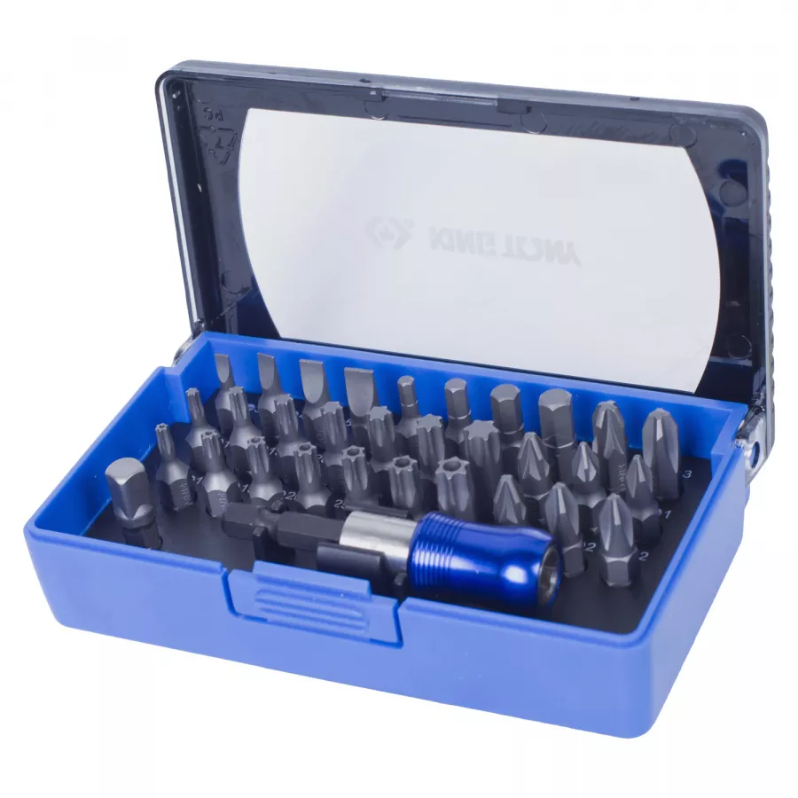 Набор вставок (бит) 1/4", PH, PZ, Hex, Torx, Slotted, 32 предмета KING TONY 1032CQ