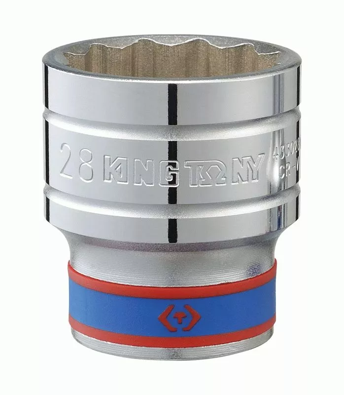 Головка торцевая стандартная двенадцатигранная 1/2", 13 мм KING TONY 433013M